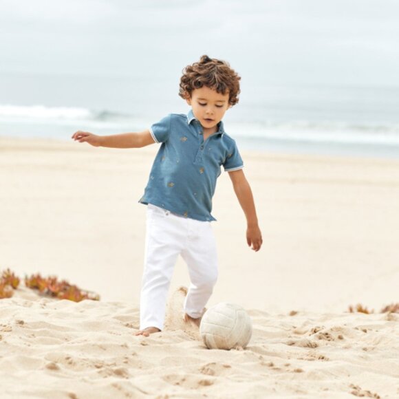 Tartine et Chocolat Other - Tartine et Chocolat Boys polo shirt monkey and banana size 18M